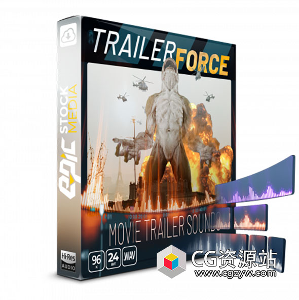 564个大气震撼冲击紧张悬念背景电影预告片无损音效