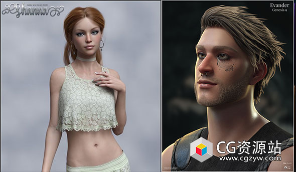 Daz 3D各类角色3D模型合集2023年度1月第三波-图片1
