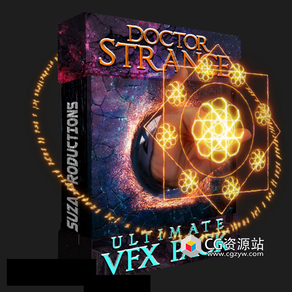 43组奇异博士能量盾粒子传送门特效合成视频素材