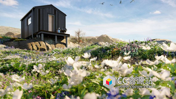 15种家庭花园草地花朵植物3D模型 GlobePlants V37 3DS MAX格式