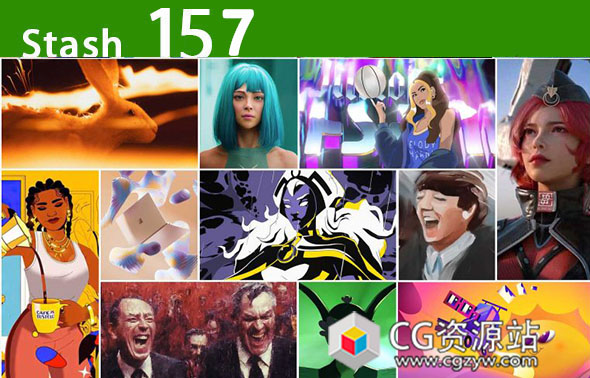 2023年 Stash 157期CG创意电视栏目包装参考广告视频动画短片合集