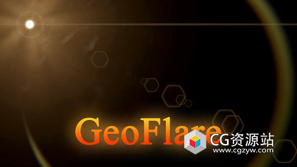 Blender预设真实镜头光效 GeoFlares V1.0