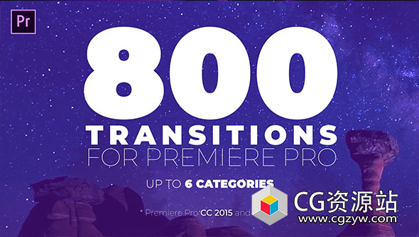 PR模板-800组无缝过渡冲击扭曲切割视频转场 Seamless Transitions Pack