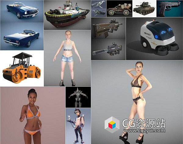 PBR游戏3D模型捆绑包 2023年2月1日-图片1