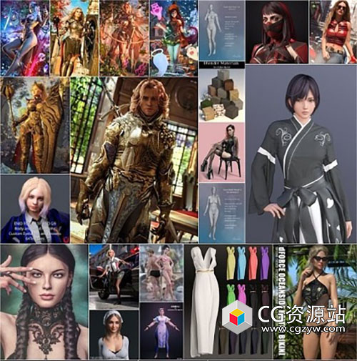 Daz 3D各类角色3D模型合集2023年度2月第三波-图片1