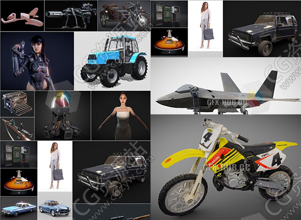 PBR游戏3D模型捆绑包 2023年2月19日-图片1