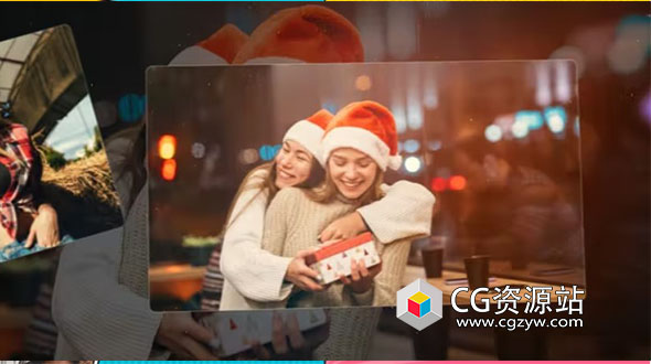 AE模板-情人节婚礼照片相册幻灯片开场片头 Photo Slideshow