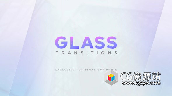FCPX插件-25组毛玻璃折射视频转场预设 LenoFX – Glass Transitions