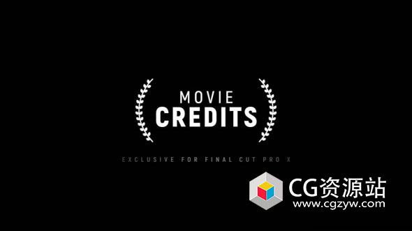 FCPX插件-演员表片尾字幕动画预设 LenoFX – Movie Credits