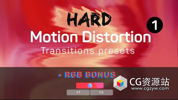 PR预设-运动失真视频过渡转场预设 Hard Motion Distortion Transitions Presets 1