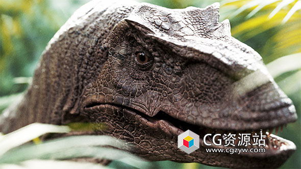 逼真恐龙3d模型绑定Blender预设+使用教程