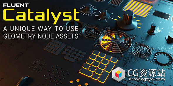 Blender参数可视化菜单UI管理插件 Fluent Catalyst V1.3