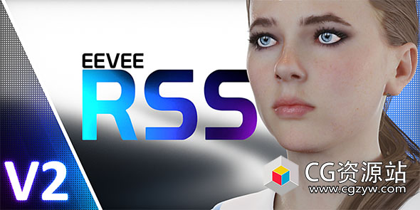 真实皮肤着色器Blender预设 Real Skin Shader V2