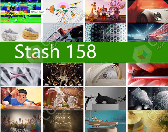 2023年 Stash 158期CG创意电视栏目包装参考广告视频动画短片合集