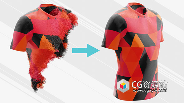 Blender布料衣服生成动画预设插件 Fabric Weave Effect V3