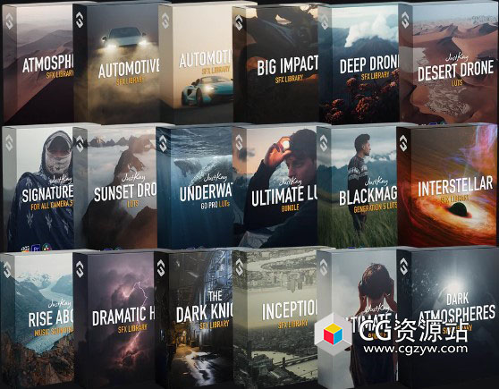 大气环境背景气氛音效视频调色预设包 Film Space – The Ultimate Master Bundle