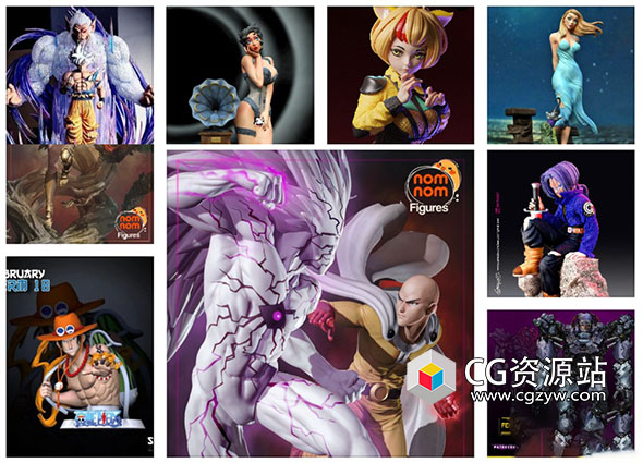 67组动漫影视游戏角色3D打印模型2023年度3月合集-图片1