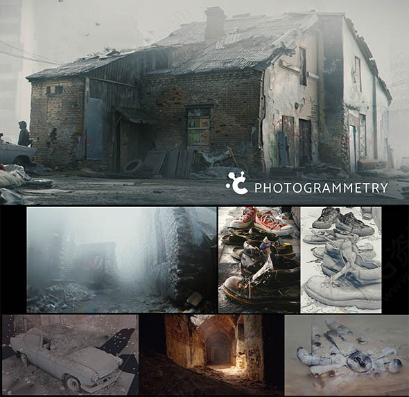 Blender与Reality Capture照片3D化真实三维场景教程+中英文字幕