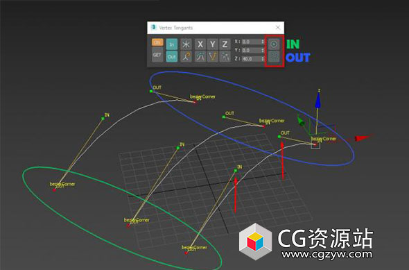 点切线控制3DS MAX插件 Vertex Tangent v1.1