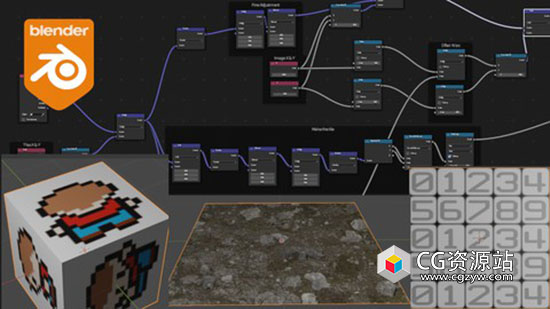 Blender深入了解游戏中创建着色器技术视频教程 Shader Magic