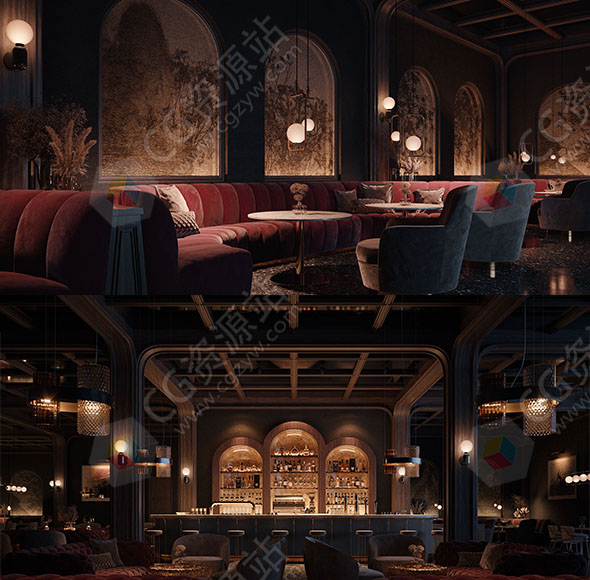 3DS MAX Corona渲染器高级建筑室内可视化视频课程-图片1