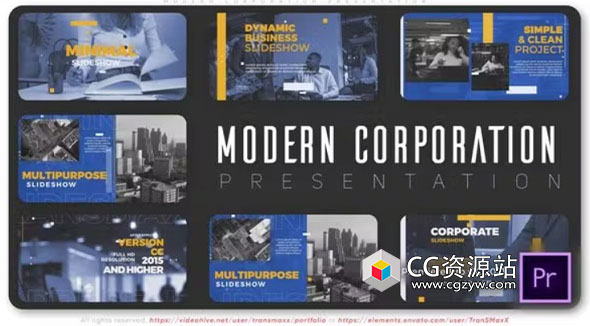 PR模板-现代企业公司宣传视频片头 Modern Corporation Presentation