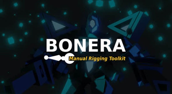 Blender人物角色模型骨骼绑定插件 Bonera v1.8.0