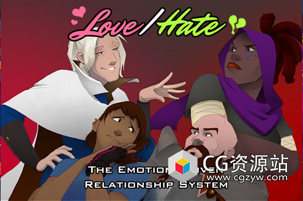 Unity个性情绪模拟游戏动作 Love/Hate v1.10.60