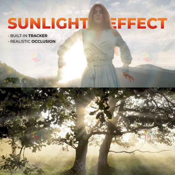 达芬奇插件-真实光束阳光丁达尔光线特效预设