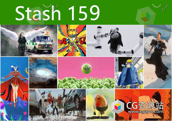 2023年 Stash 159期CG创意电视栏目包装参考广告视频动画短片合集