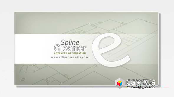 3DS MAX样条线整理管理插件 Spline Cleaner V1.86