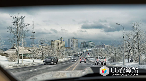 3DS MAX城市交通系统模拟插件 CityTraffic V2.039