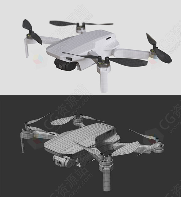 C4D Octane渲染器无人机高级硬表面产品建模渲染教程+中文字幕-图片1