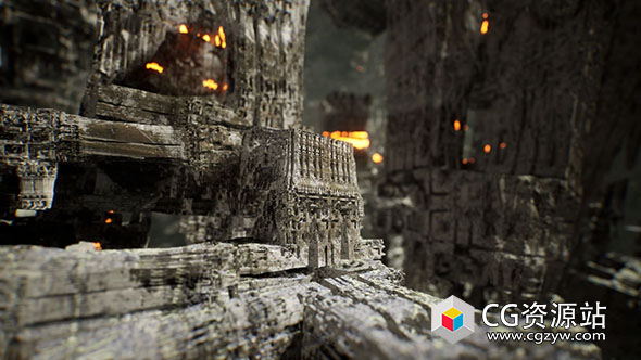 UE5创意图形实时分形生成蓝图游戏素材