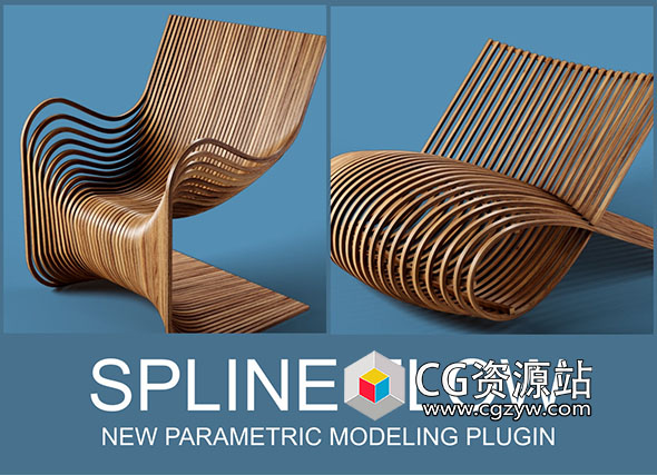 3ds Max参数样条线建模插件 Spline Flow Pro 0.9.136.63