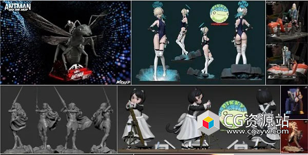 58组动漫影视游戏角色3D打印模型2023年度6月合集-图片1