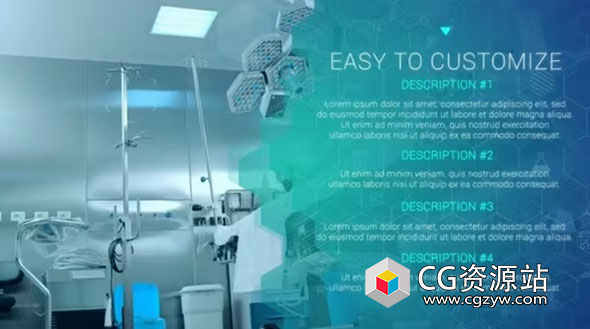 AE模板-医院医疗科技宣传片 Medical Technology Promo