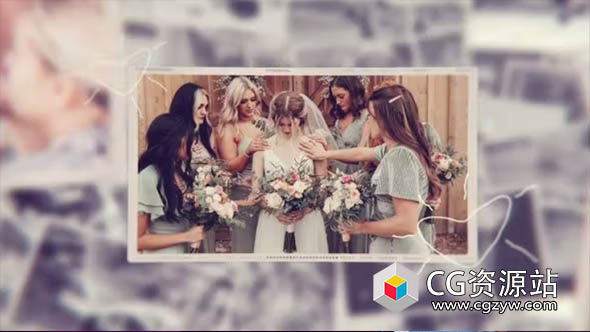 AE模板-照片回忆相册幻灯片 Photo Slideshow