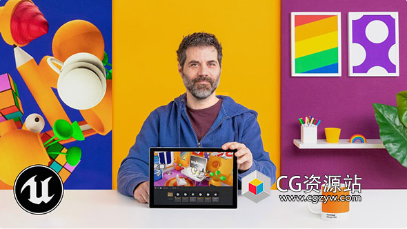 UE5虚幻引擎三维包装建模动画教程+英文字幕 Motion Design With Unreal Engine 5