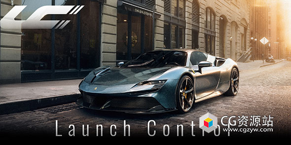 Blender汽车自动绑定插件 Launch Control // Auto Car Rig v1.9.1
