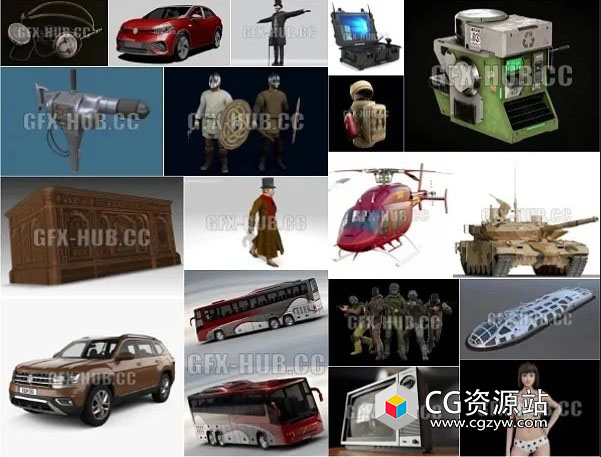 PBR游戏3D模型捆绑包 2023年5月1日-图片1