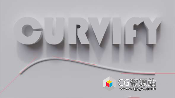 Blender曲线工具生成羽毛云层河流道路树木预设 Curvify 4.2