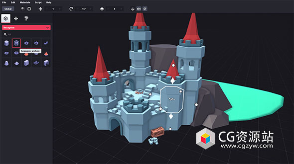 游戏模型块状建模软件 Asset Forge 2.3.0 Win豪华版