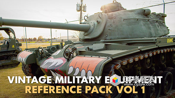 850张复古军事装备车辆武器高清参考图片V1-图片1