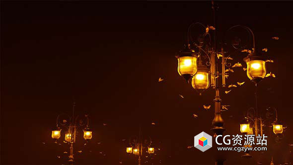 Blender预设飞蛾蝴蝶拍打翅膀飞舞动画 Butterflies And Moths Asset