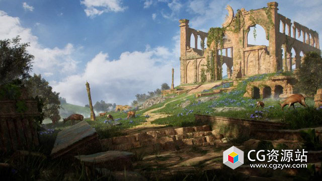 UE5虚幻引擎三维概念场景制作教程