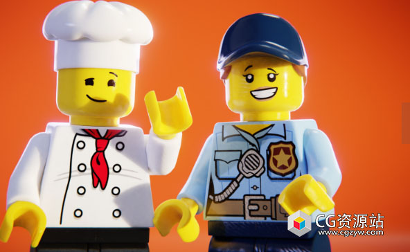 Blender乐高风格面部绑定插件 MecaFace v1.10