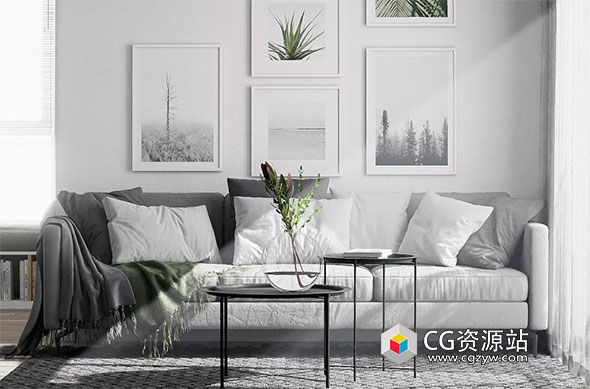 Unity现代化公寓室内建筑3D模型第8卷