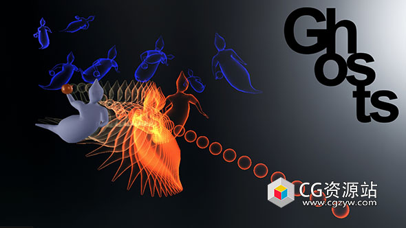 Blender洋葱皮动作残影关键帧动画插件 Ghosts V1.0.1