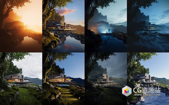 3ds Max室外建筑场景灯光照明大师班视频教程-图片1